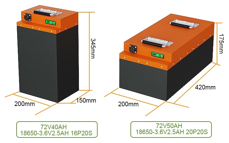 LiFePO4 48V 60V 72V 20ah 30ah 40ah Battery Pack for Electric Motorcycle with MSDS Un38.3 Certification