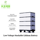 Rack stackable battery 48v 100ah lifepo4 battery energy storage for home