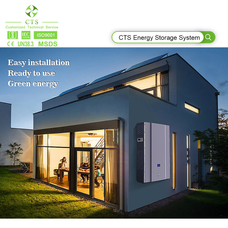 CTS 5kwh 10kwh Lifepo4 48V Powerwall Lithium 200AH Battery Power Wall Battery For Home Solar Storage System