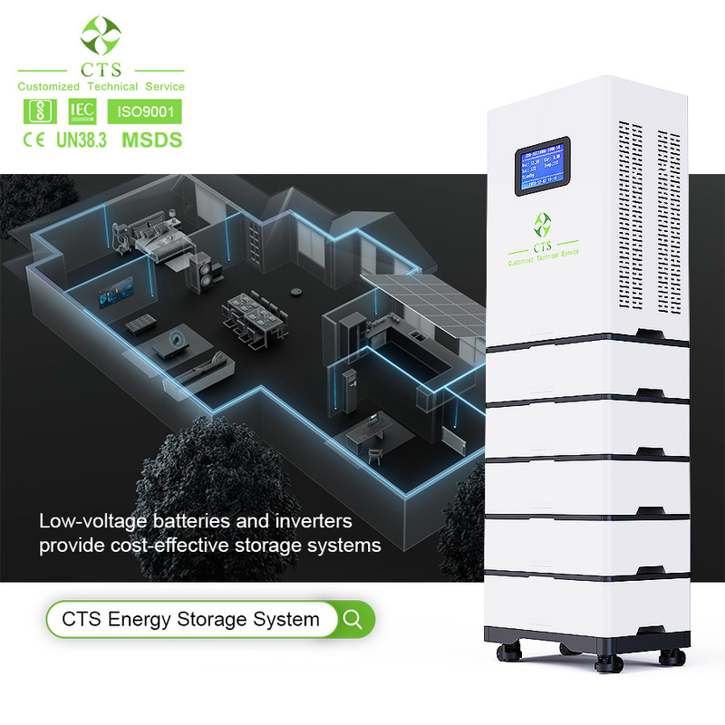 CTS stackable lithium ion battery 48v 100ah lifepo4 battery energy storage battery