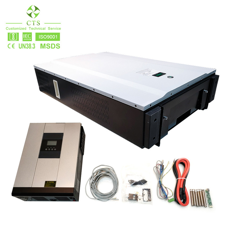 Wall Mounted Home Storage Lithium Ion Battery Solar System 5kw 10kw 48v 100ah