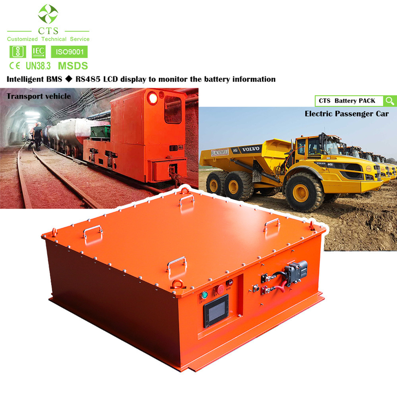CTS Customized 48V 302Ah 15kwh Lithium Battery With Intelligent BMS For E-Tramcar