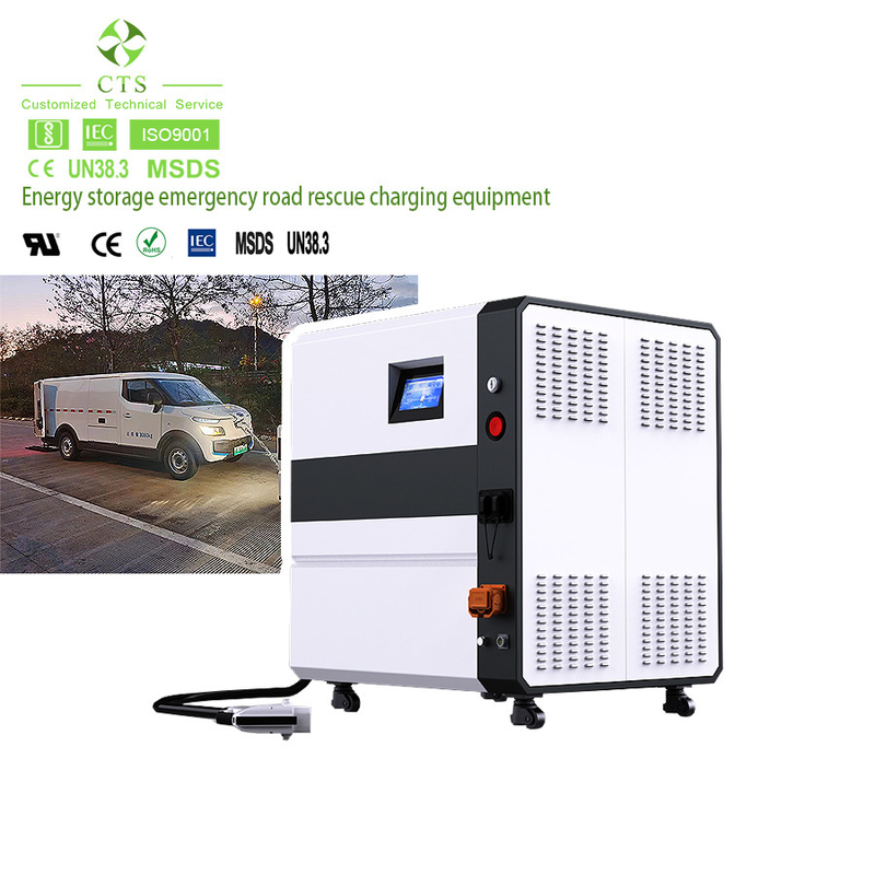 Mobile EV Charging Station With Battery CCS1 CCS2 GBT Fast DC 30kw 60kw With Charging Gun