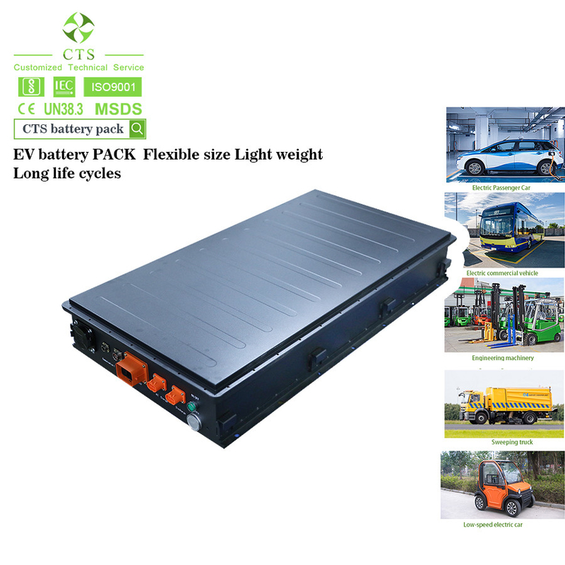 CTS Electric Car Battery 400V 614V 100ah 40kwh 50kwh 60kwh Ev Lithium Battery Pack