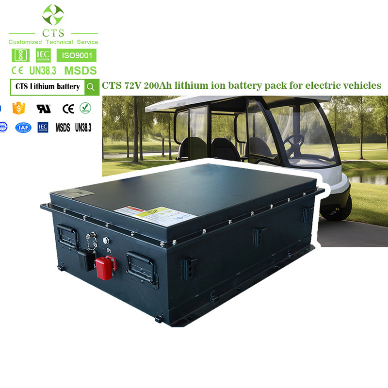 CTS Electric Vehicle Lifepo4 Battery Pack 96v 100ah 200ah 300ah For Ev