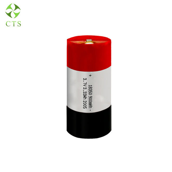 E Cigarette Rechargeable 3.7V Li Polymer Battery 900mAh 18350