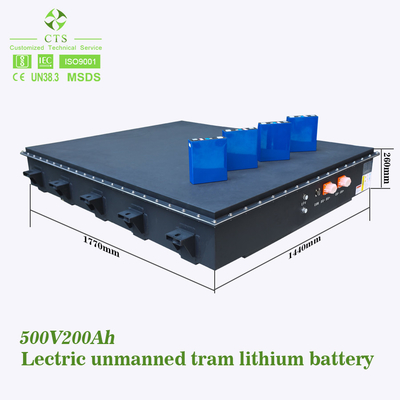 CTS Port AGV Ev Lithium HV Battery Pack 500v 200AH 100kwh 80kwh