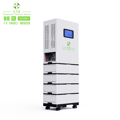 lifepo4 battery 48v 20kwh 30kwh all in one stack with 5kw hybrid inverter for home energy storage system