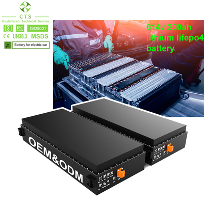 614v 100ah 206ah ev battery pack, electric car lithium battery 600v 60kwh, 600v 100kwh lifepo4 battery pack