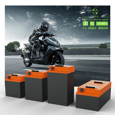 Customized 48v 72v 20ah 30ah 40ah lifepo4 lithium battery pack for electric scooter bike motorcycle